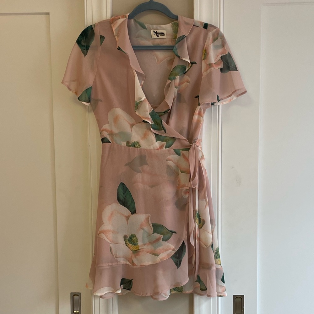 NWOT Show Me Your MuMu mini wrap dress